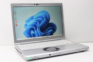 1円スタート ノートパソコン Windows11 WPS office搭載 Panasonic レッツノート CF-SV8 第8世代 Core i5 SSD256GB メモリ8GB カメラ