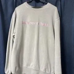 【激レア】thisisneverthat T-Logo Crewneck