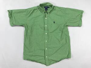 古着 15942 ボーイズ Lサイズ 半袖 シャツ polo ralph lauren ポロラルフローレン ビンテージ USA 