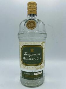 【未開栓】 タンカレー マラッカ ジン リミテッドエディション 旧ボトル 1000ml 40% ボトルナンバー TANQUERAY MALACCA GIN ロンドン ●446