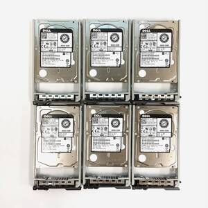 S6100360 DELL 600GB SAS 15K 2.5インチ HDD 6点【中古動作品】