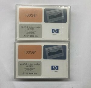 2127-O★hp 100GB データカートリッジ★AIT-2 Q1998A★未使用未開封品2本セット★送料185円(クリックポスト)