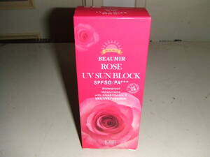 新品　韓国コスメ　BEAUMIR　ローズ　UV SUＮ BLOCＫ SPF50/PA＋＋＋　70ｇ