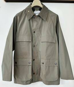 【新品同様/別注品】Barbour バブアー EDIFICE エディフィス 別注 OLD BEDALE ビデイル タマムシ モスグリーン系 40 定価53900円