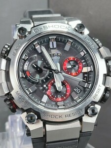 最新モデル 極美品 CASIO G-SHOCK カシオ ジーショック MT-G 軽量化モデル MTG-B3000-1AJF 電波ソーラー 腕時計 スマートフォンリンク