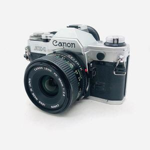 【C5125】CANON キヤノン AE-1 + CANON LENS FD 35mm 1:2.8 フイルムカメラ