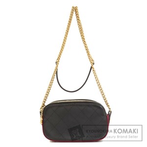 CHANEL シャネル チェーンショルダー ココマーク ゴールド金具 ショルダーバッグ カーフ レディース 中古