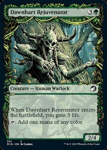 MTG ■緑/英語版■ 《ドーンハルトの再生者/Dawnhart Rejuvenator》★ショーケースFOIL★ イニストラード 真夜中の狩り