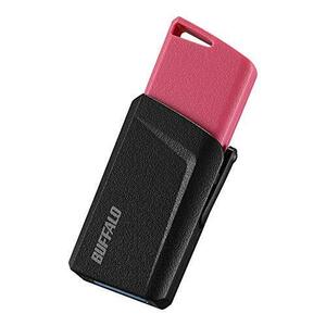 バッファロー BUFFALO USB3.1(Gen1)プッシュスライドUSBメモリ 32GB ピンク RUF3-SP32