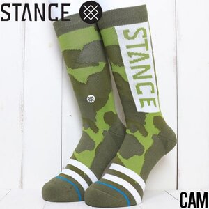 【送料無料】STANCE スタンス OG SOCKS クルーソックス 靴下 M556D17OGG　CAM　 M（24cm-26cm）サイズ