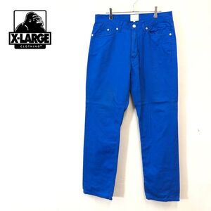 1O1892-F-N◆ X-LARGE エクストララージ デニムパンツ ジーンズ ボトムス ◆ size32 コットン100 ブルー 青 古着 メンズ