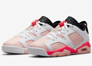 新品(B品) 送料込 NIKE AIR JORDAN 6 RETRO GS INFRARED 24.5cmUS6.5Y ナイキ エア ジョーダン6 レトロ インフラレッド KIDS キッズ 箱無し