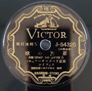 【SP盤レコード】VICTOR愛國流行歌/荒鷲の歌 東京リーダーターフェル・フェライン/ほがらか部隊 波岡惣一郎・南邦雄/SPレコード