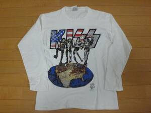 当時物 ビンテージ 90s KISS Tシャツ キッス GUNS N ROSES SKID ROW AERO SMITH BON JOVI NIRVANA AC/DC METALLICA MOTLEY CRUE QUEEN 2