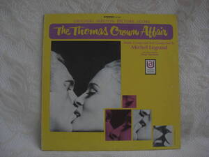 USAオリジナル盤LP【華麗なる賭け(1968) The Thomas Crown Affair】ミシェル・ルグラン Michel Legrand,スティーヴ・マックイーン