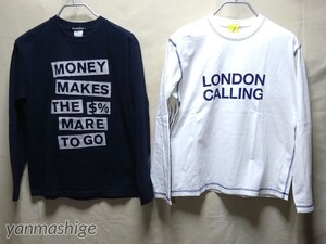 バンザイペイント Mサイズ長袖Tシャツ 2枚セット[01] Bonzaipaint 立沢トオル LONDON CALLING ロンドンコーリング プロビデンスの目