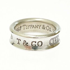 【1円スタート】TIFFANY & Co. ティファニー シルバー 1837 ナロー 7.1g 925刻印 指輪 リング 278923