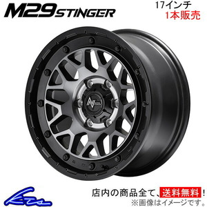 MID ナイトロパワー M29スティンガー 1本 ホイール ランドクルーザープラド【17×8J 6-139 INSET20 セミグロス】150系 NITRO POWER