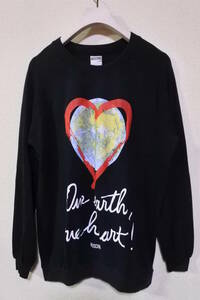 MOSCHINO JEANS One Earth One Heart L/S Shirts size 9 モスキーノ 長袖 Tシャツ カットソー アーカイブ