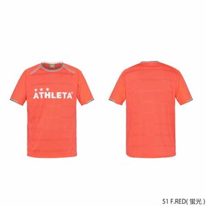 1372521-ATHLETA/プラクティスシャツ 2S メンズ サッカー フットサル プラシャツ/O