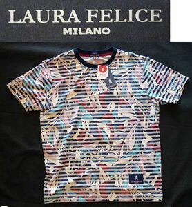 春夏半袖20800円【46M】 LAURAラウラ★プリントTシャツ