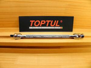 珍品 TOPTUL □1/4(6.35mm)ソケット＆1/4ビット用 ダブル フレックスハンドル