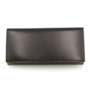 美品 Flathority フラソリティ 長財布 FM701 水染 オイルコードバン waterOil Cordovan Long Wallet 国産 ブラック 黒 24003568