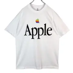 XXLアップルTシャツトラビススコットAPPLE L野村訓市ホワイト白 デカロゴ