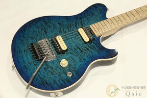 [超美品] MUSIC MAN AXIS Balboa Blue Burst Quilt 【キルト杢の見事なバルボア・ブルー・バーストトップ】 2021年製 [TJ021]