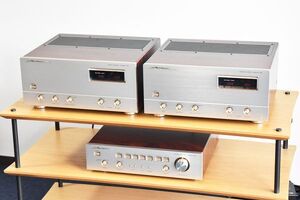 【メンテ済み】 LUXMAN C-06α & M-06α 2台 / ラックスマン / プリアンプ パワーアンプ セット