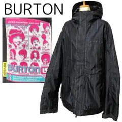 良品【Burton】ボードウェア　男女兼用　黒　ストライプ　Ｓ　バートン