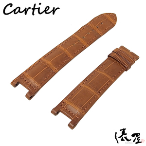 【カルティエ】パシャ 38mm 純正ベルト 尾錠用 ブラウン メンズ Cartier 俵屋 PR50026