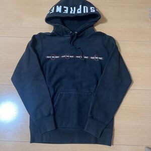 Supreme Independent Hooded Sweatshirt 15AW シュプリーム インデペンデント プルオーバー パーカー 黒 パーカ ロゴ ブラック Sサイズ 