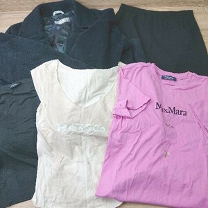 ■ 《 S Max Mara Max&Co. など まとめ売り五点セット サイズ混合 タンクトップ スカート コート Tシャツ レディース 》 E