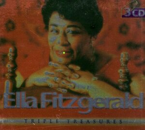 ELLA FITZGERALD TRIPLE TREASURES 3CD BOX 廃盤 エラ フィッツジェラルド ボックス undecided a-tisket a-tasket baby it