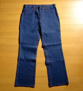 デッドストック◆70s ヴィンテージ◆アメリカ製◆ラングラー Wrangler◆ブーツカット デニムパンツ◆W30