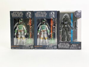 【未開封】重複り3体セットハズブロ STARWARS ブラックシリーズ #05タイ・ファイターパイロット #06ボバ・フェット アクションフィギュア