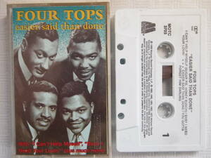 【再生確認済US盤カセット】Four Tops / Easier said Than Done フォー・トップス