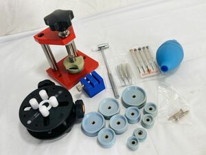 MSK 明工舎他 風防挿入器 ウォッチホルダー X-4 風防入器 コマ付 腕時計 修理工具 OK-241114002