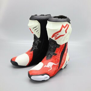 Alpinestars アルパインスターズ Supertech R ブーツ/ケーシー・ストーナー 限定 レッドブラックホワイト EUサイズ42　241006SK0045