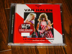 未開封新品 VAN HALEN / L.A. FORUM 1982 2ND NIGHT MASTER TAPES 初回ナンバリングステッカー付 ZODIAC Eddie Van Halen David Lee Roth