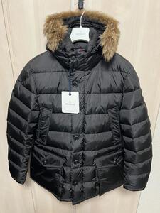 未使用・本物保証☆ MONCLER CLUNY クルーニー コヨーテファー ダウンジャケット TG5 ブラック色 XXLサイズ