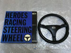 ☆極上品☆ italvolanti イタルボランテ フォーメル HEROES RACING ヒーローズレーシング ステアリング 36Φ ヒロ エアロ 当時物 旧車 等に