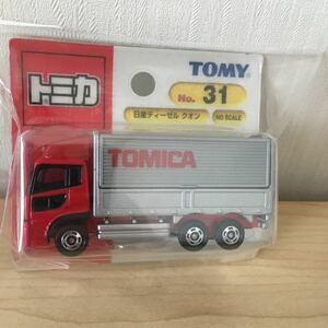 トミカ 2005 NO.31 日産ディーゼル クオントラック 絶版品 未使用　青TOMY