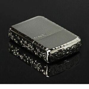 現品限り ZIPPO アーマー ジッポー ライター 正規品 プラチナ 3面彫刻 アラベスク シリアルナンバー入り armor 高級