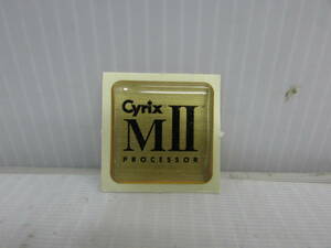 【YCP0195】希少★Cyrix MII PROCESSOR コアシールのみ★未使用