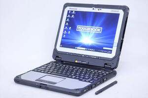 即配 超堅牢 防水防塵 タッチパネル 2in1 タブレット Windows11 TOUGHBOOK CF-20E0385VJ i5-7Y57 RAM4GB SSD128GB 10.1WUXGA