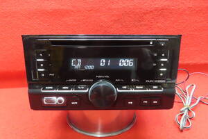 ＊CS1196＊動作保証付/ダイハツ純正　KENWOOD　CUK-W66D　CDプレーヤー　カーオーディオ　デッキ　2DIN　本体のみ