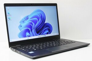 1円スタート ノートパソコン Windows11 ハイスペック 東芝 dynabook G83 第8世代 Core i7 メモリ16GB SSD256GB Windows10 カメラ 13.3