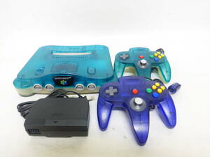 ☆N64 ニンテンドー64　本体　コントローラー 2個付き　中古